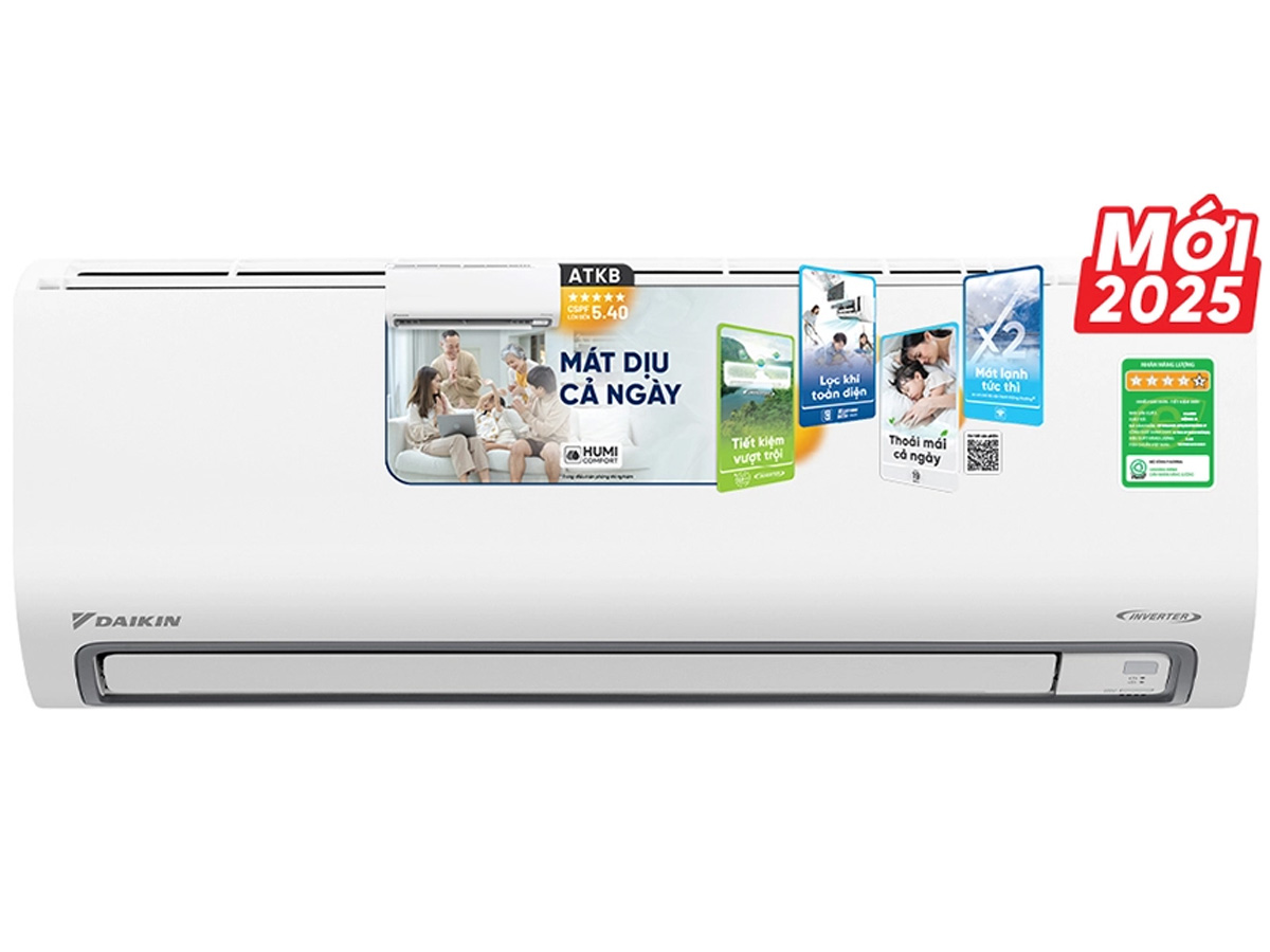Máy lạnh Daikin Inverter 1.5HP FTKA35